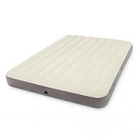 Colchão Inflável Casal Dura Beam Fiber Tech Com Bomba Elétrica 220v Intex - 1