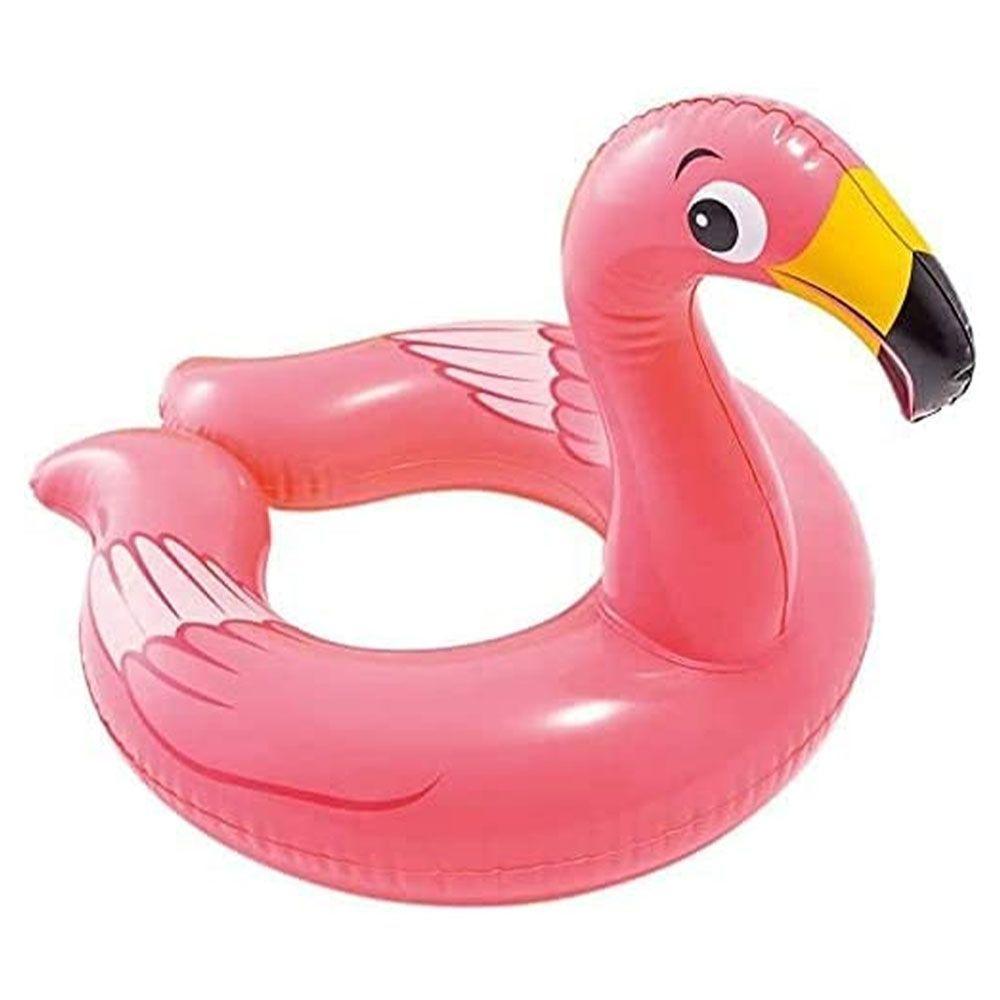 Boia Inflável Infantil Animaizinhos Zoo Média Diversão Intex Flamingo - 1