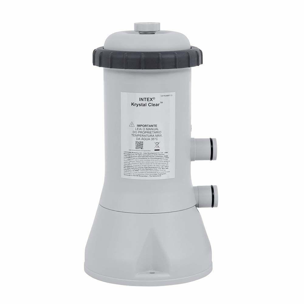 Piscina Estrutural Retangular 7.127 Litros Com Filtro 110v + Capa Pvc Armação Intex - 4