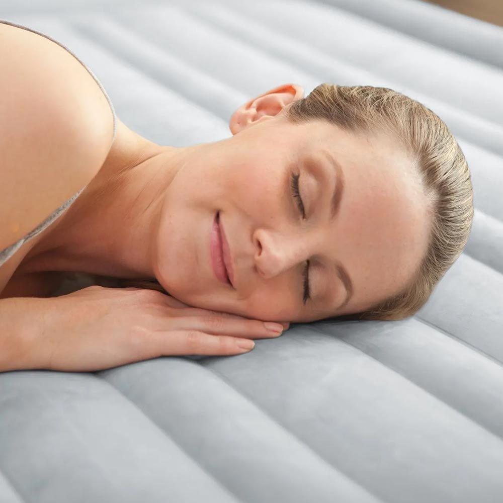 Cama Colchão Inflável Casal Dura-beam Até 272 Kg Confort-plush Com Bomba Elétrica Interna 110v Intex - 2