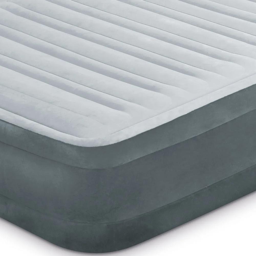 Cama Colchão Inflável Casal Dura-beam Até 272 Kg Confort-plush Com Bomba Elétrica Interna 110v Intex - 4