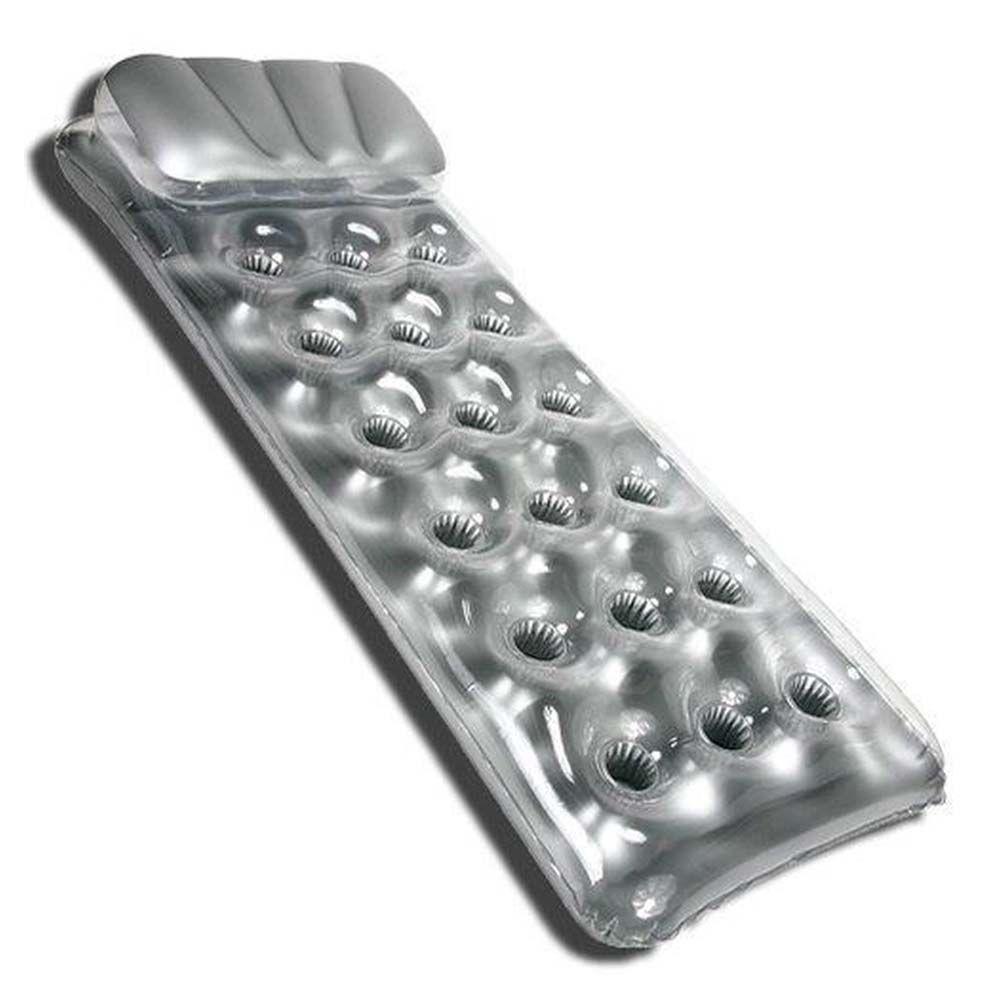 Colchão Boia Bronzeador Inflável Com Porta Copos Intex 58894 - 1