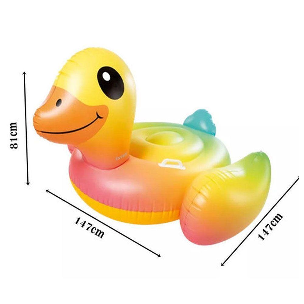 Boia Inflável Grande Pato Amarelo 147cm Intex - 2
