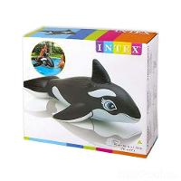 Bote Boia Inflável Baleia Gigante 193 Com Alça - Intex 58561 - 3