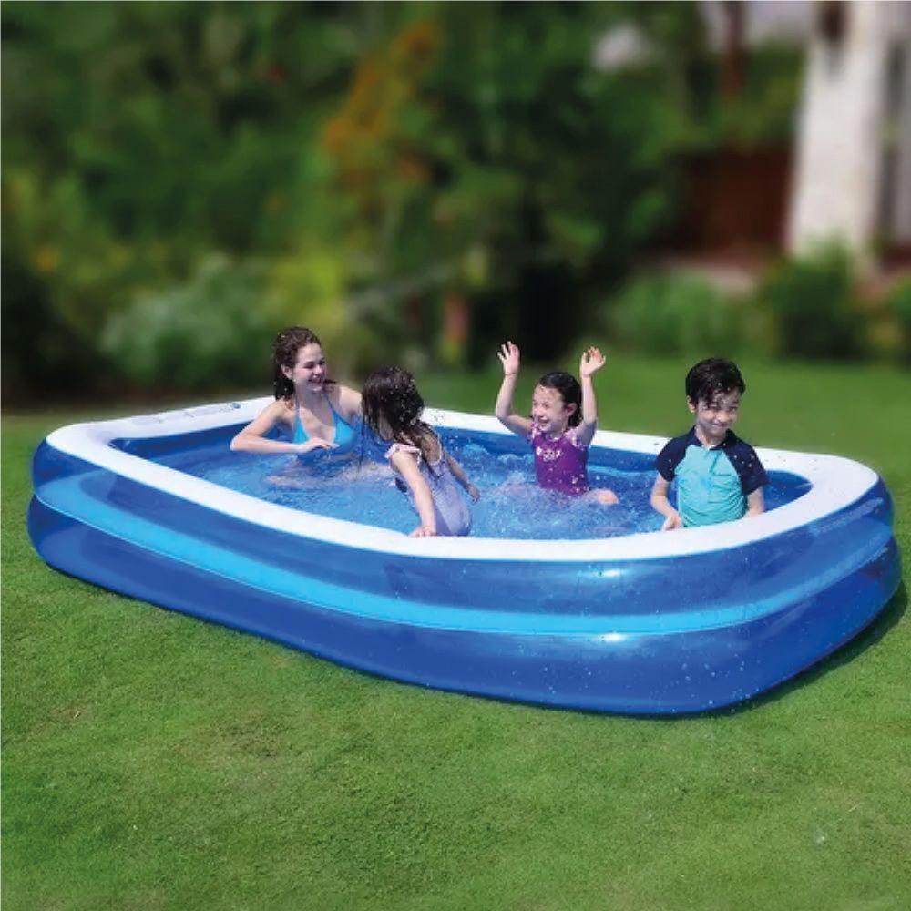 Piscina Inflável Retangular Familiar 440 Litros Jilong - 2