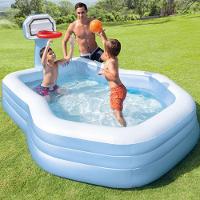 Piscina Inflável Infantil Com Cesta De Basquete 790l - Intex - 2