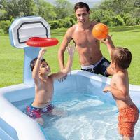 Piscina Inflável Infantil Com Cesta De Basquete 790l - Intex - 3