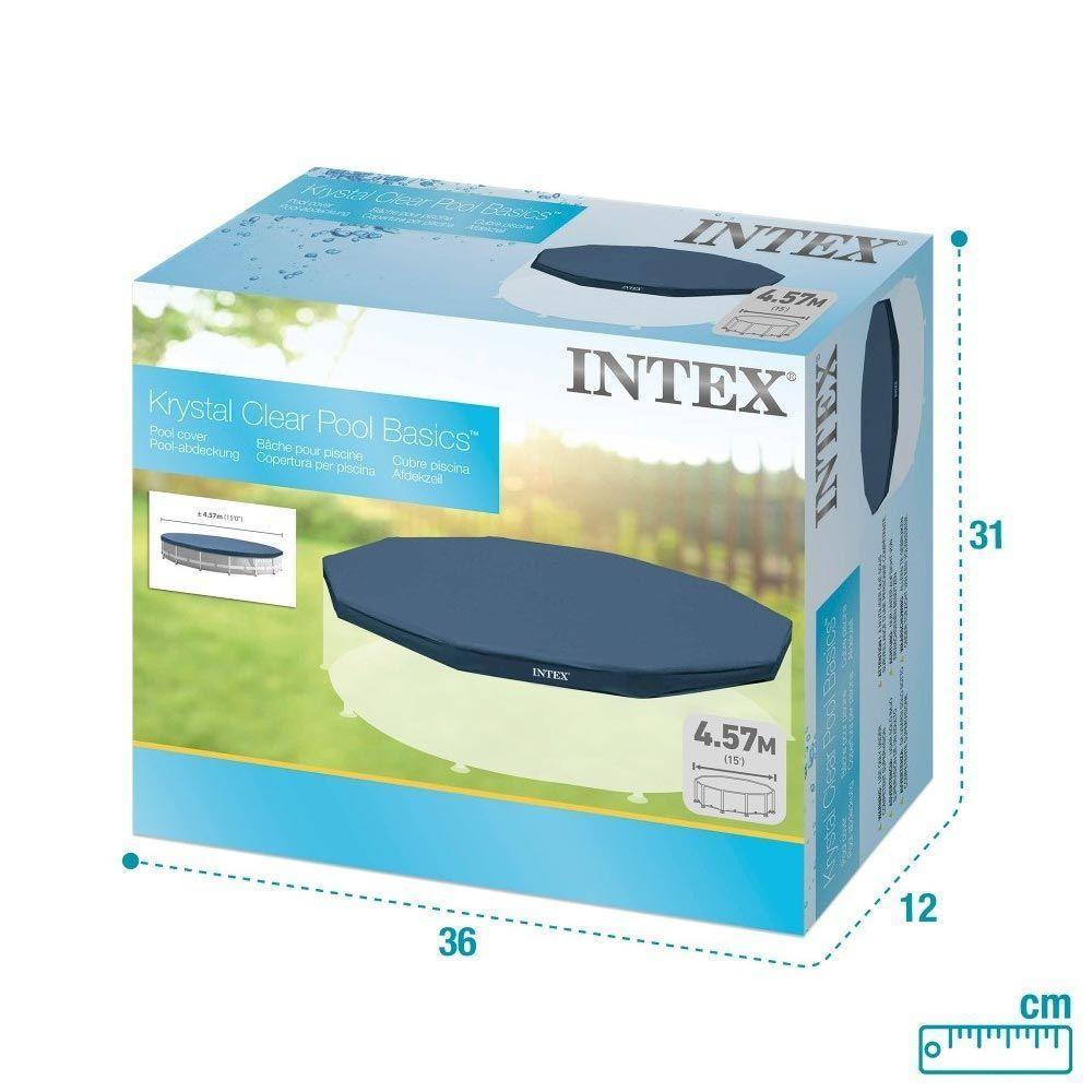 Capa De Proteção 457 Cm Piscina Estrutural E Inflável Intex - 6