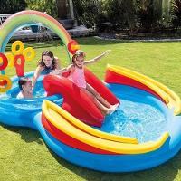 Piscina Inflável Playground Arco Iris 227 Litros - Intex - 2