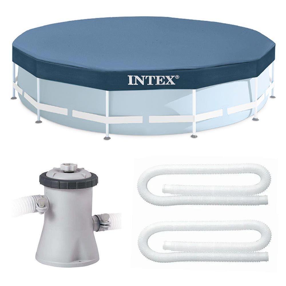 Kit Filtro 2.006 Litros-hora 110v E Capa 366 Estrutural Intex - 1