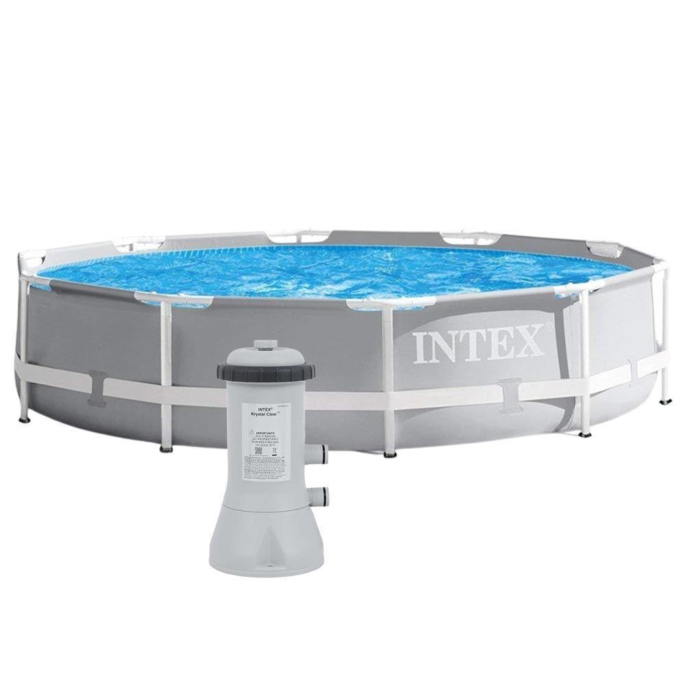 Piscina Estrutural 6.503l Prism Bomba Filtrante 110v Intex - 1