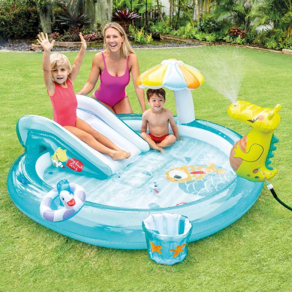 Piscina Inflável Playground 160 Litros Jacaré - Intex - 2