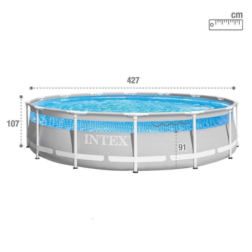 Piscina Estrutural Circular Clearview Completa 12.706 Litros 110v Intex - 6