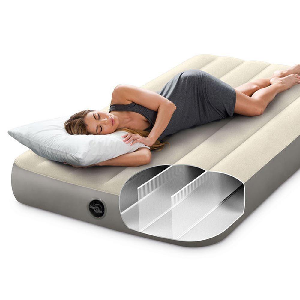 Colchão Inflável Solteiro Dura Beam Fiber Tech Com Bomba Elétrica 220v - Intex - 3