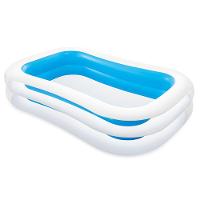 Piscina Inflável Retangular Familiar Azul Celeste 770 Litros Intex - 1
