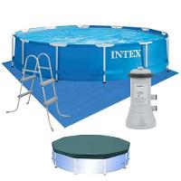 Piscina Estrutural 6.503 Litros Completa Com Filtro 110v - Intex - 1