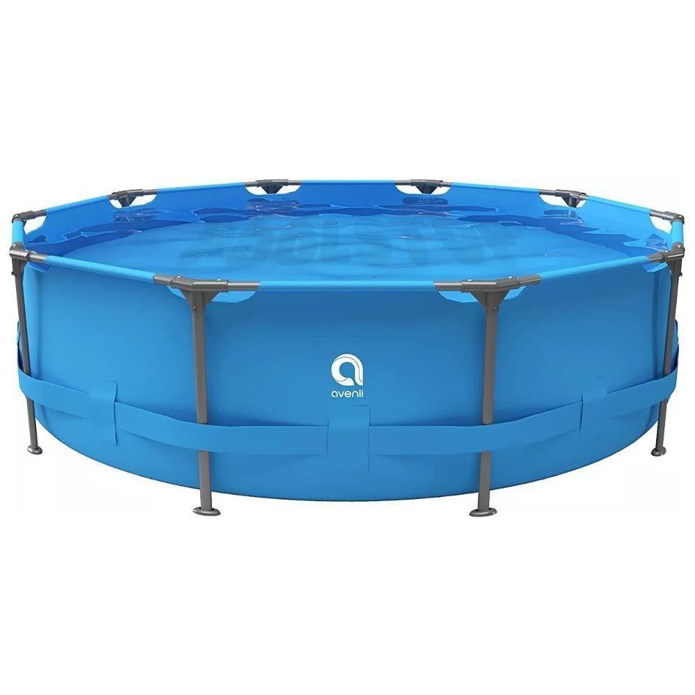 Piscina Estrutural Armação 6125 Litros Filtro Capa E Forro Avenli Jilong 220v - 3