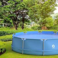 Piscina Estrutural Armação 6125 Litros Filtro Capa E Forro Avenli Jilong 220v