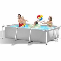 Piscina Estrutural Retangular 3701 Litros Com Forro Avenli Jilong - 3