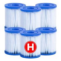 6 Unidades Refil Cartucho Bomba Filtrante 1250 Lh Modelo H - Intex - 1