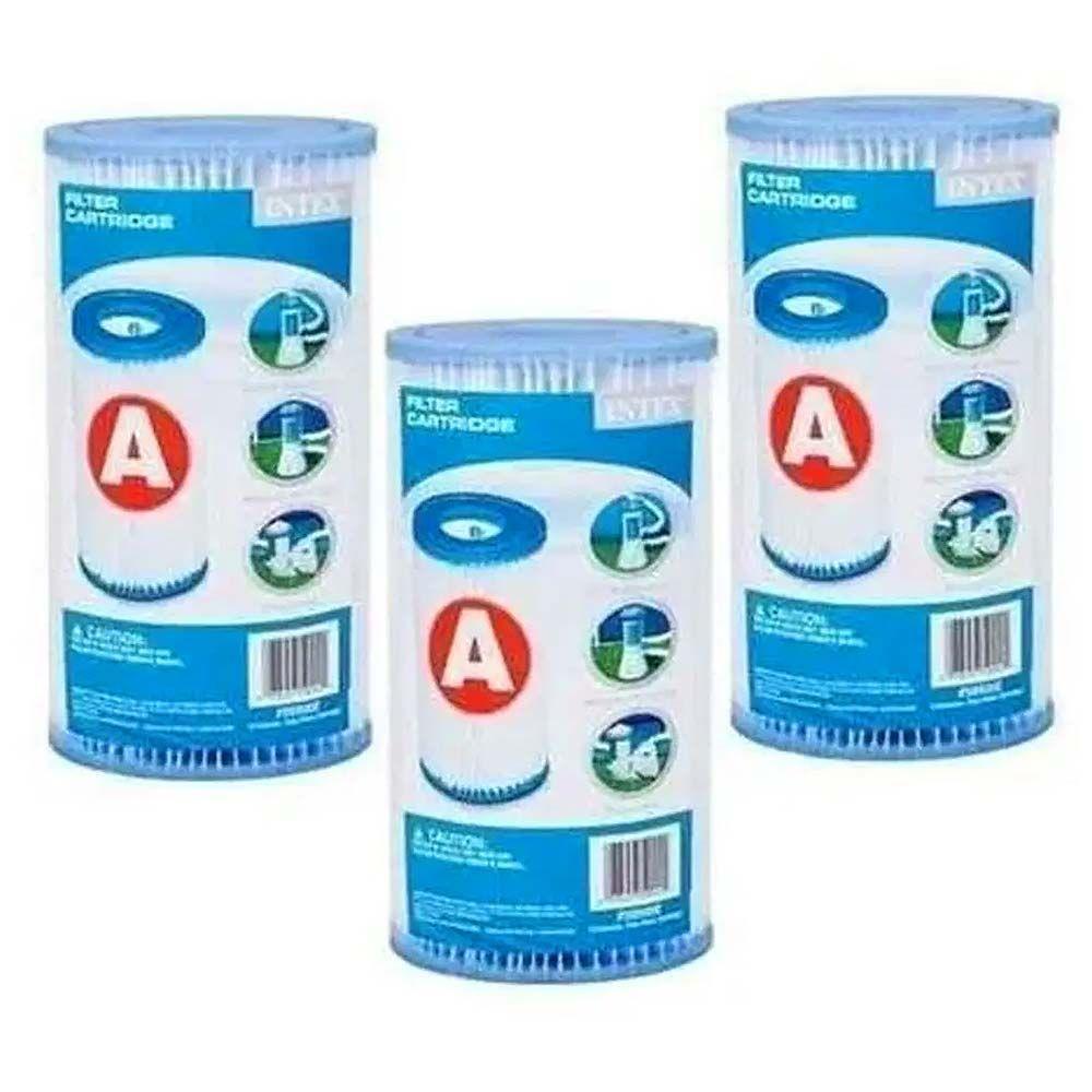 Kit 03 Cartuchos Refil Tipo A Filtro Intex Bomba 2006 3785 - 1