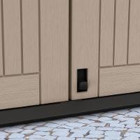 Armário Baú Depósito 880l Multiuso Externo Store Midi Modular Bege E Marrom Keter - 3