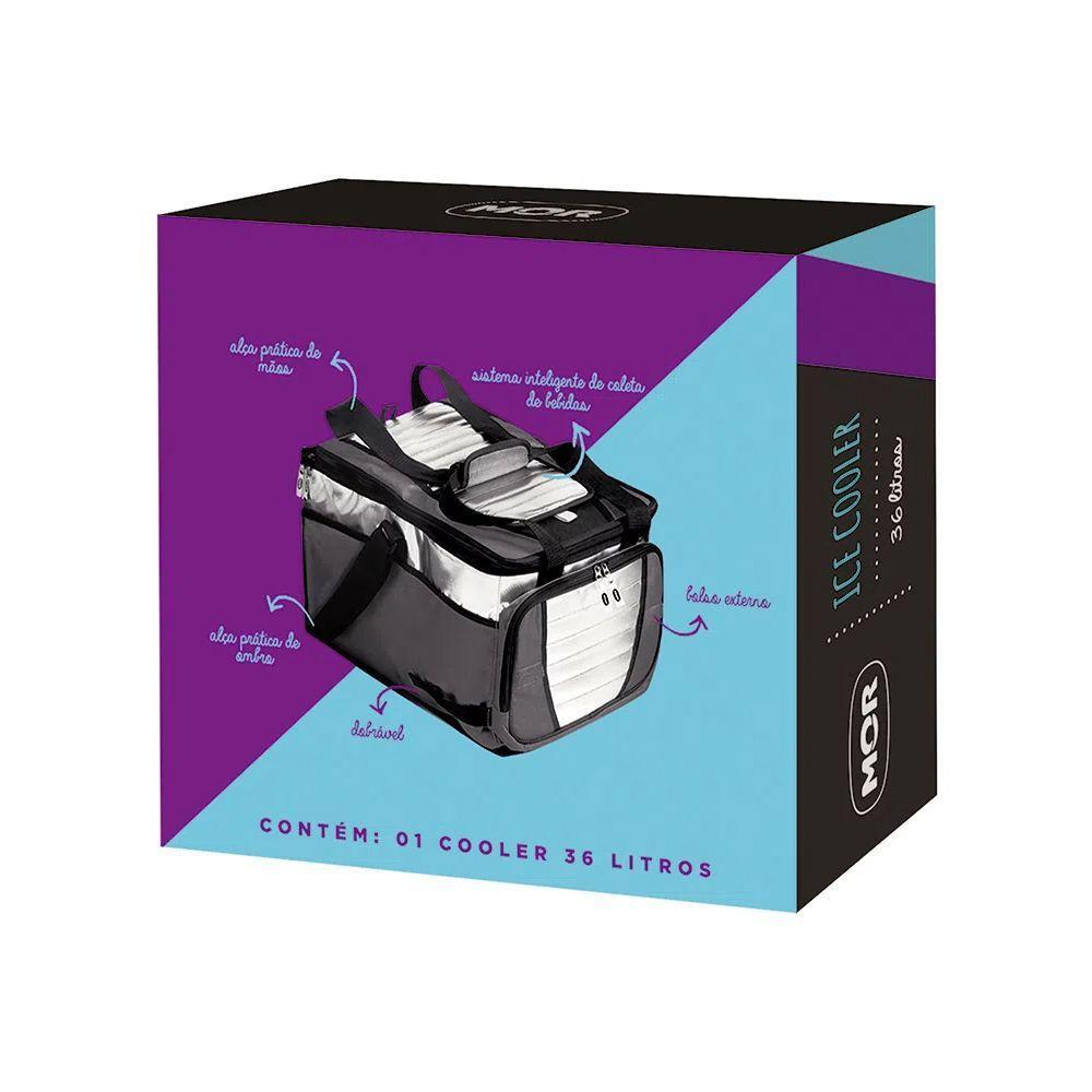 Bolsa Térmica Ice Cooler 36 Litros Cinza - Mor - 2
