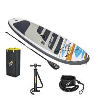 Prancha De Stand Up Inflável White Cap Com Remo + Bomba De Ar E Bolsa Bestway - 1