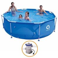 Piscina Estrutural Armação 4383 Litros + Bomba Filtro 110v Avenli Jilong - 1