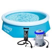 Piscina Inflável 2.300 Litros + Filtro 220v + Bomba - Bestway - 1