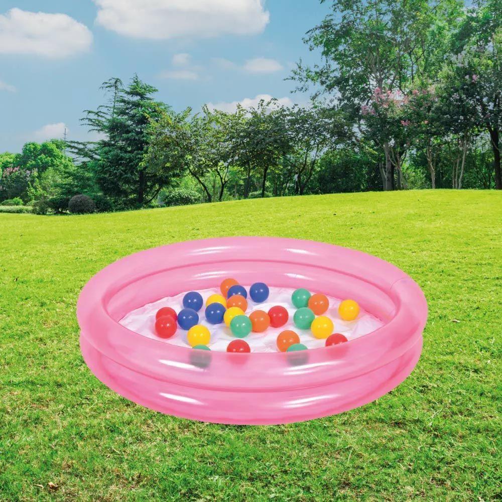Piscina De Bolinhas Inflável Infantil 25 Bolas 120 Litros Jilong - 2