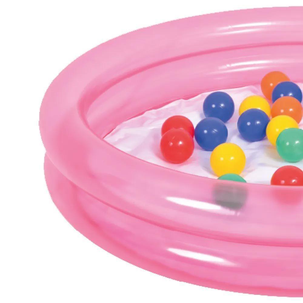 Piscina De Bolinhas Inflável Infantil 25 Bolas 120 Litros Jilong - 3