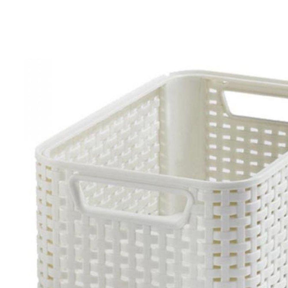 Cesto Organizador 6 Litros Style Curver Branco Keter - 2