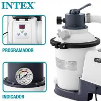 Bomba Filtro Sistema Areia Krystal Clear 3.500 Litros-hora 220v Intex