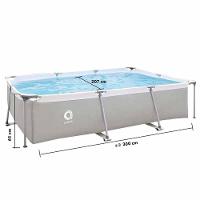 Piscina Estrutural Retangular 3701 Litros Com Bomba Filtrante Avenli Jilong 220v - 5