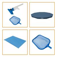 Kit Com Capa 305 Cm Estrutural + Forro E Kit Limpeza Intex - 2