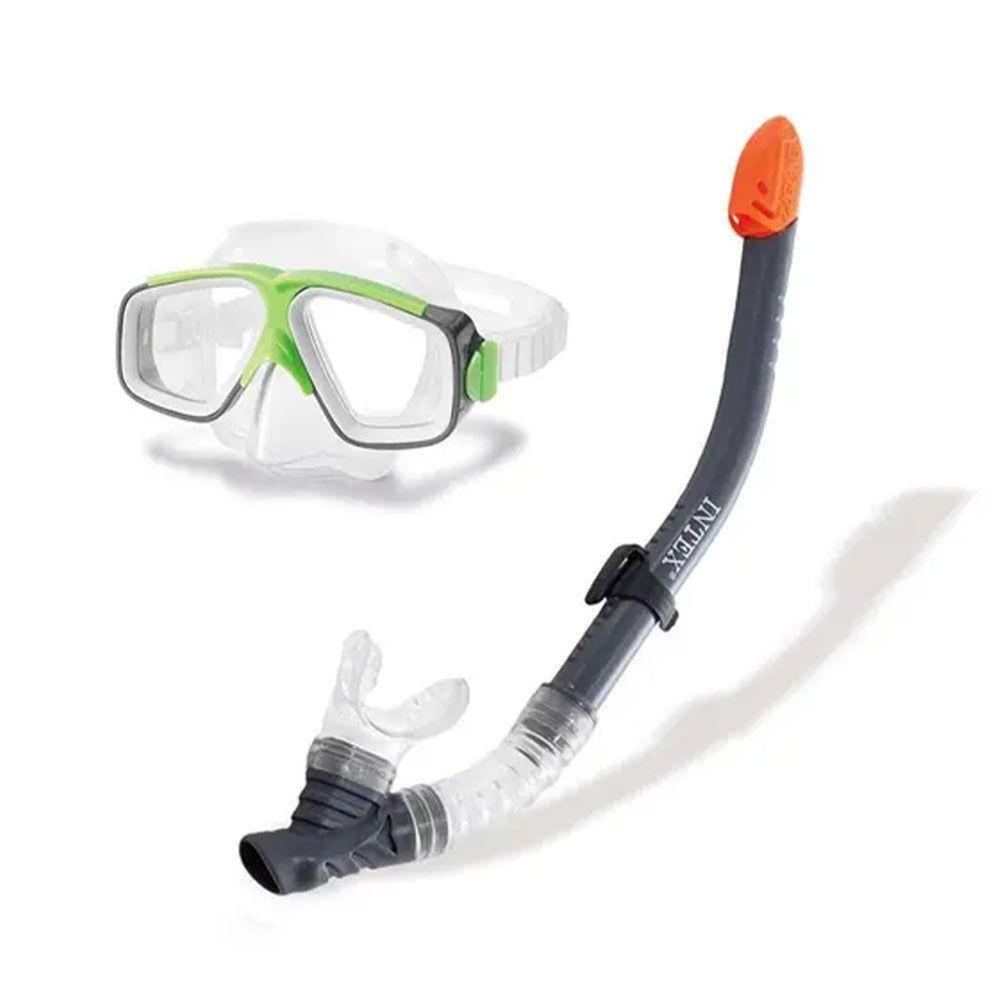 Kit Mergulho Com Máscara E Snorkel Surf Intex Profissional - 1