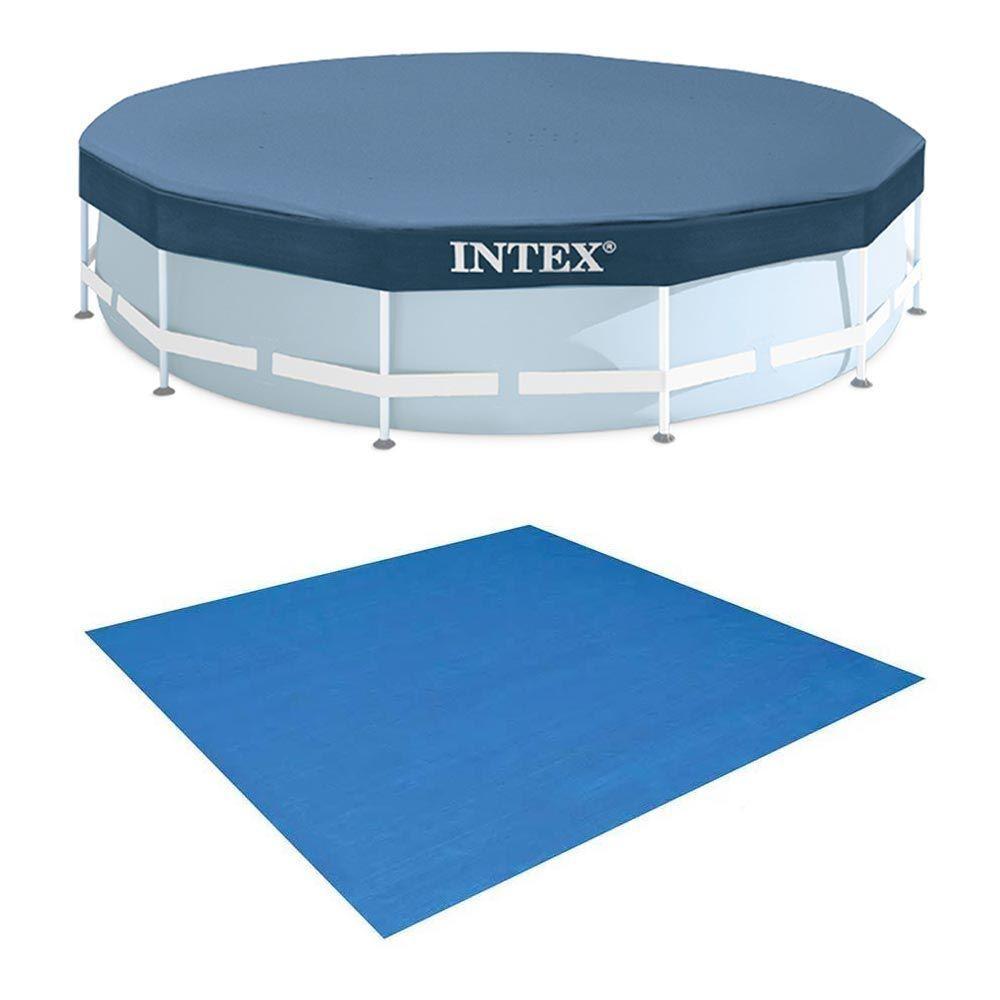 Kit Com Capa 305 Cm Estrutural E Forro Intex - 1