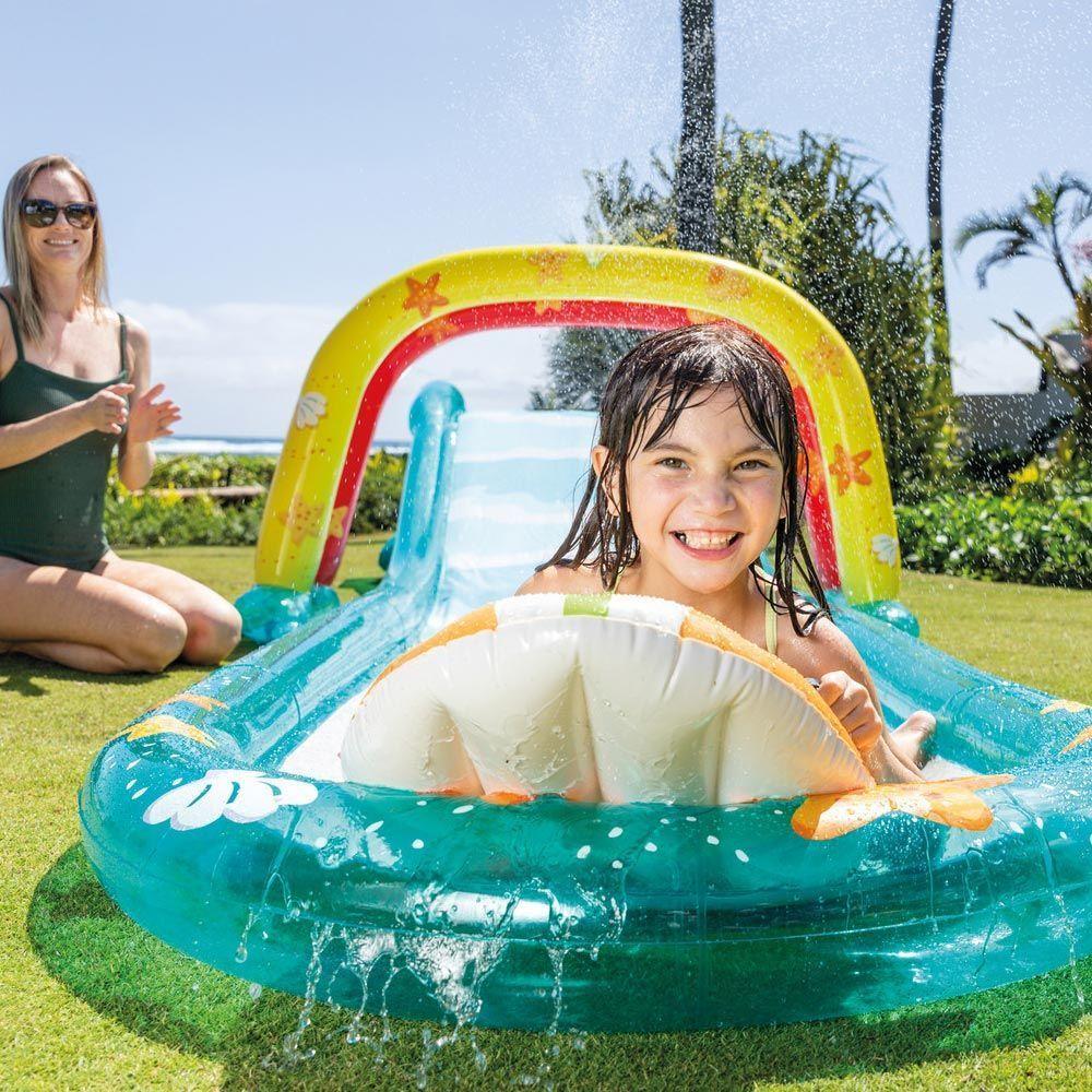 Escorregador Inflável Surf Divertido Com Pranchas Intex - 2