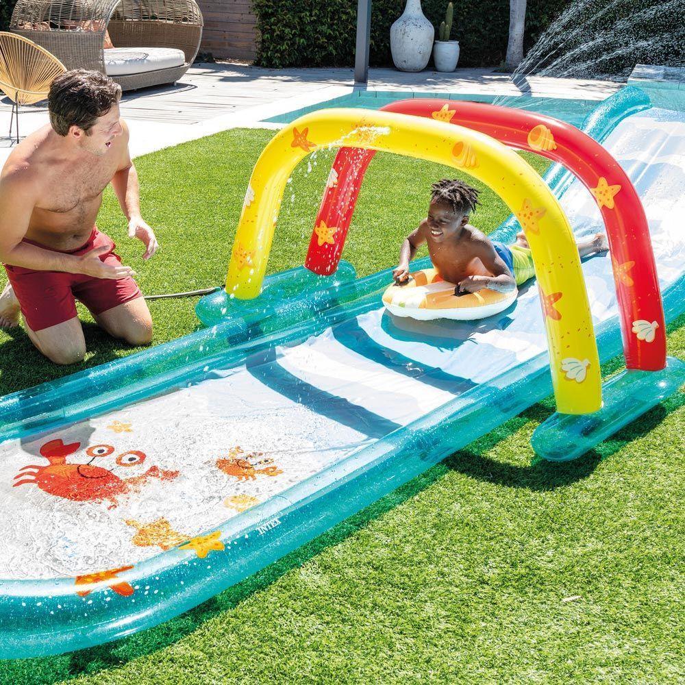 Escorregador Inflável Surf Divertido Com Pranchas Intex - 4