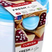 Conjunto De 3 Potes Redondos 0.5 Litros Curver Keter - 2