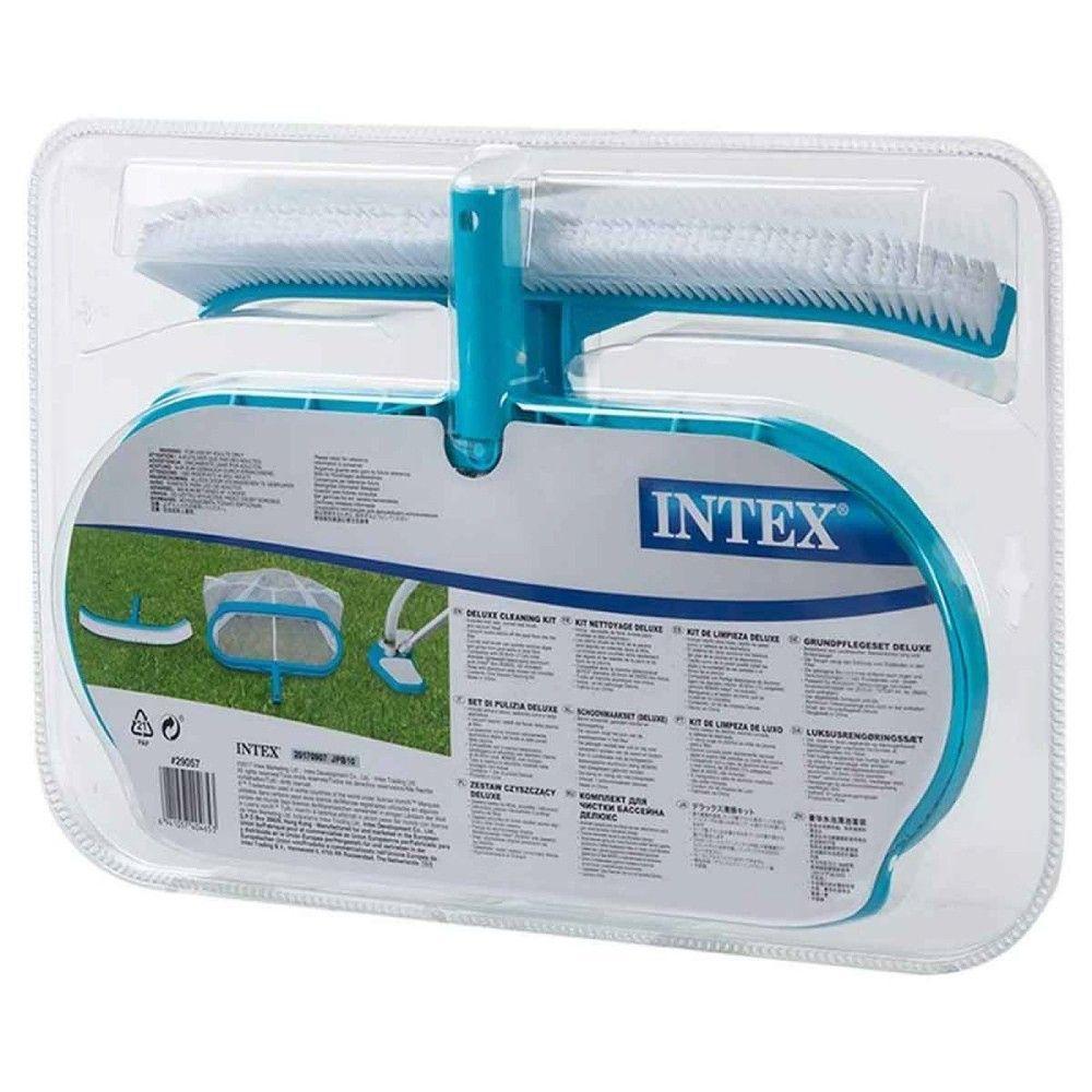 Kit De Limpeza E Manutenção Com Aspirador Peneira E Escova Intex - 6