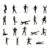 Kit Com 3 Elásticos Extensores Ginástica Fitness Liveup 3211 - 2