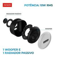 Caixa De Som Speaker Aiwa SP-02 10W BT 16h IP65 RGB USB TWS Preto Bivolt - 2