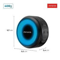 Caixa De Som Speaker Aiwa SP-02 10W BT 16h IP65 RGB USB TWS Preto Bivolt - 7