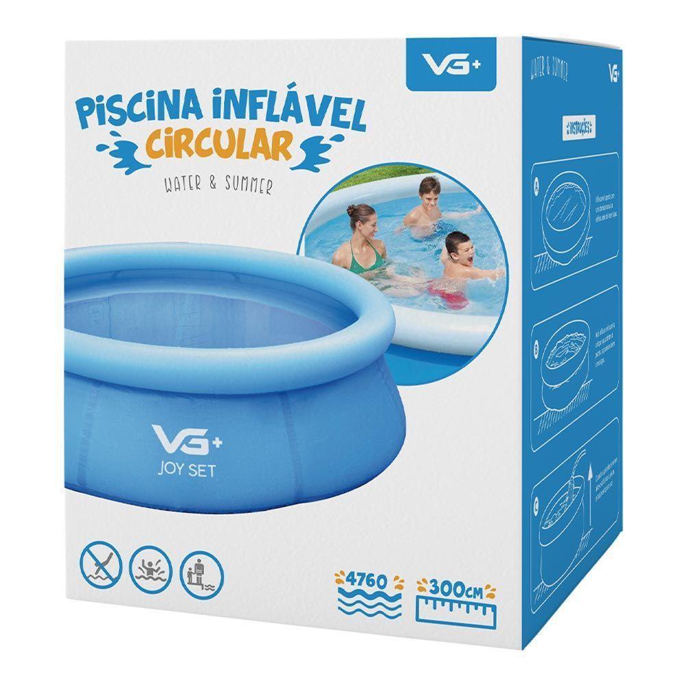 Piscina Inflável Joy Set 4760l 300cm Com Forro Bomba Vg Plus - 2
