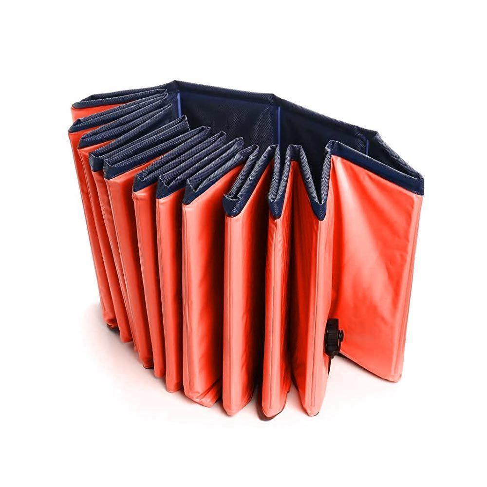 Piscina Dobrável Para Pets Cachorro 120 Cm X 30 Cm Vermelha Vg+ - 3