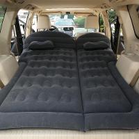 Colchão Cama Aveludada Inflável Para Viagem Suv Carro Com Bomba Elétrica 12v Vg Plus Preto - 3