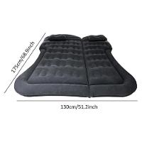 Colchão Cama Aveludada Inflável Para Viagem Suv Carro Com Bomba Elétrica 12v Vg Plus Preto - 6