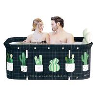 Banheira Dobrável Retangular Com Acessórios Cactos Vg Plus - 1